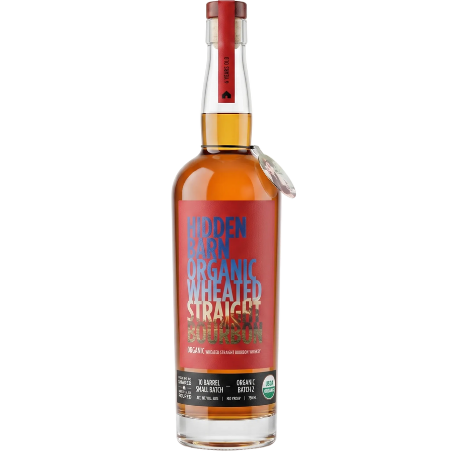 Hidden Barn "Batch 2" Organic Wheated Straight Bourbon 750ml