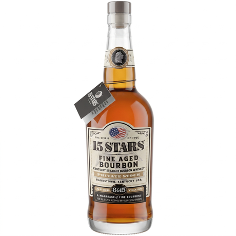 15 Stars Fine Aged Bourbon Private Stock 750ml