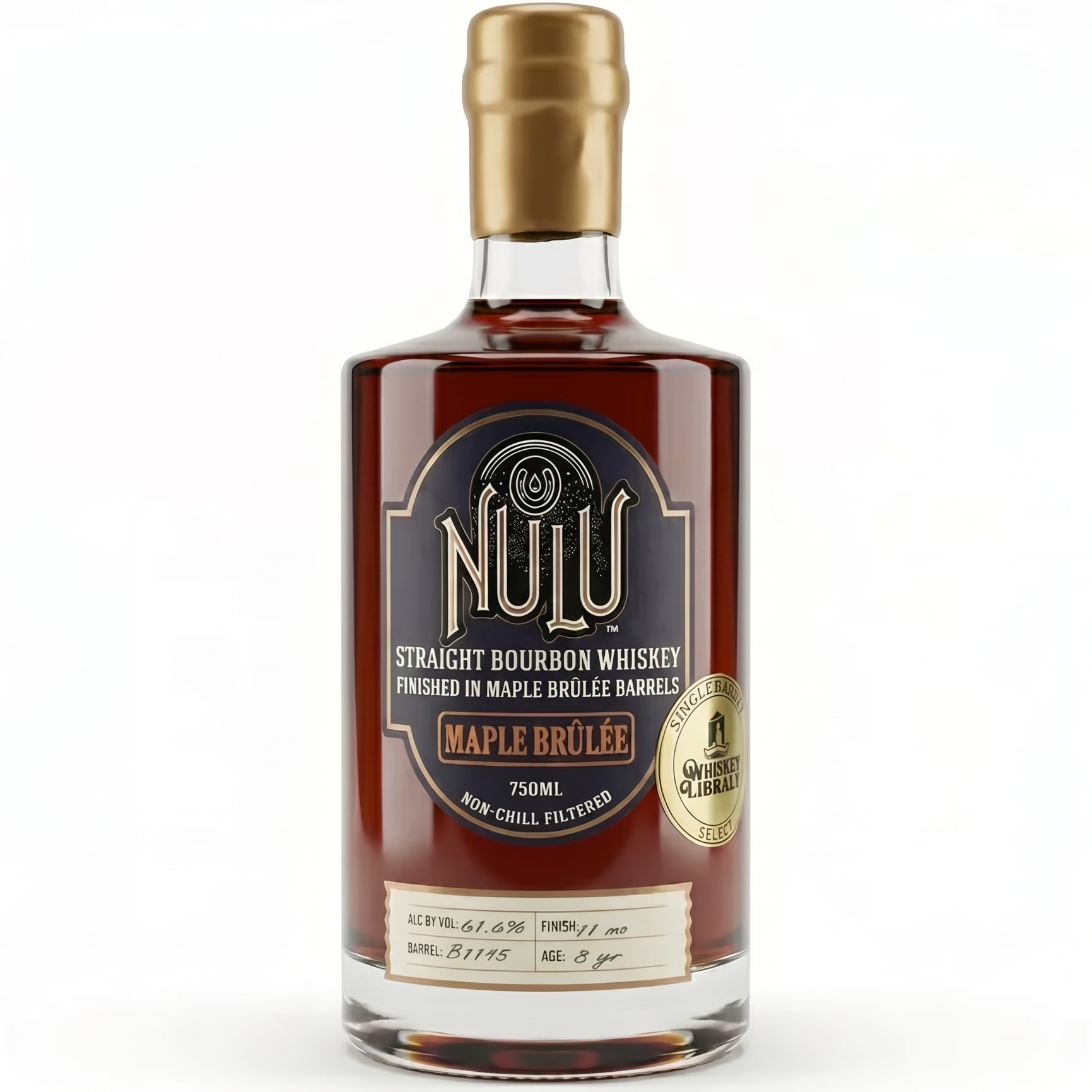 Nulu Maple Brûlée 8 Year Kentucky Straight Bourbon 750ml - Whiskey Library Barrel Pick B1145