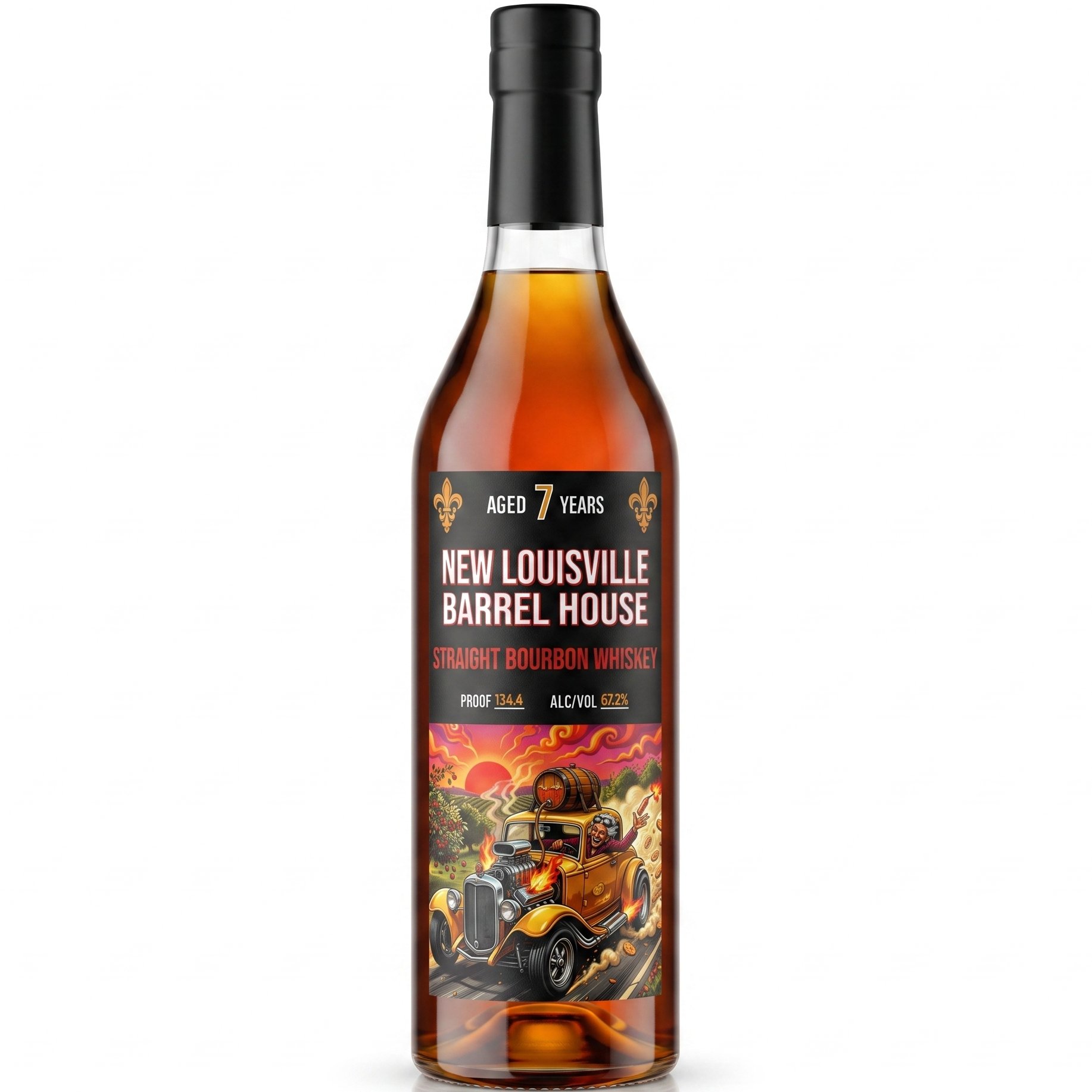 New Louisville 7 Years Old Single Barrel - Cherry Butter Cookies 750ml