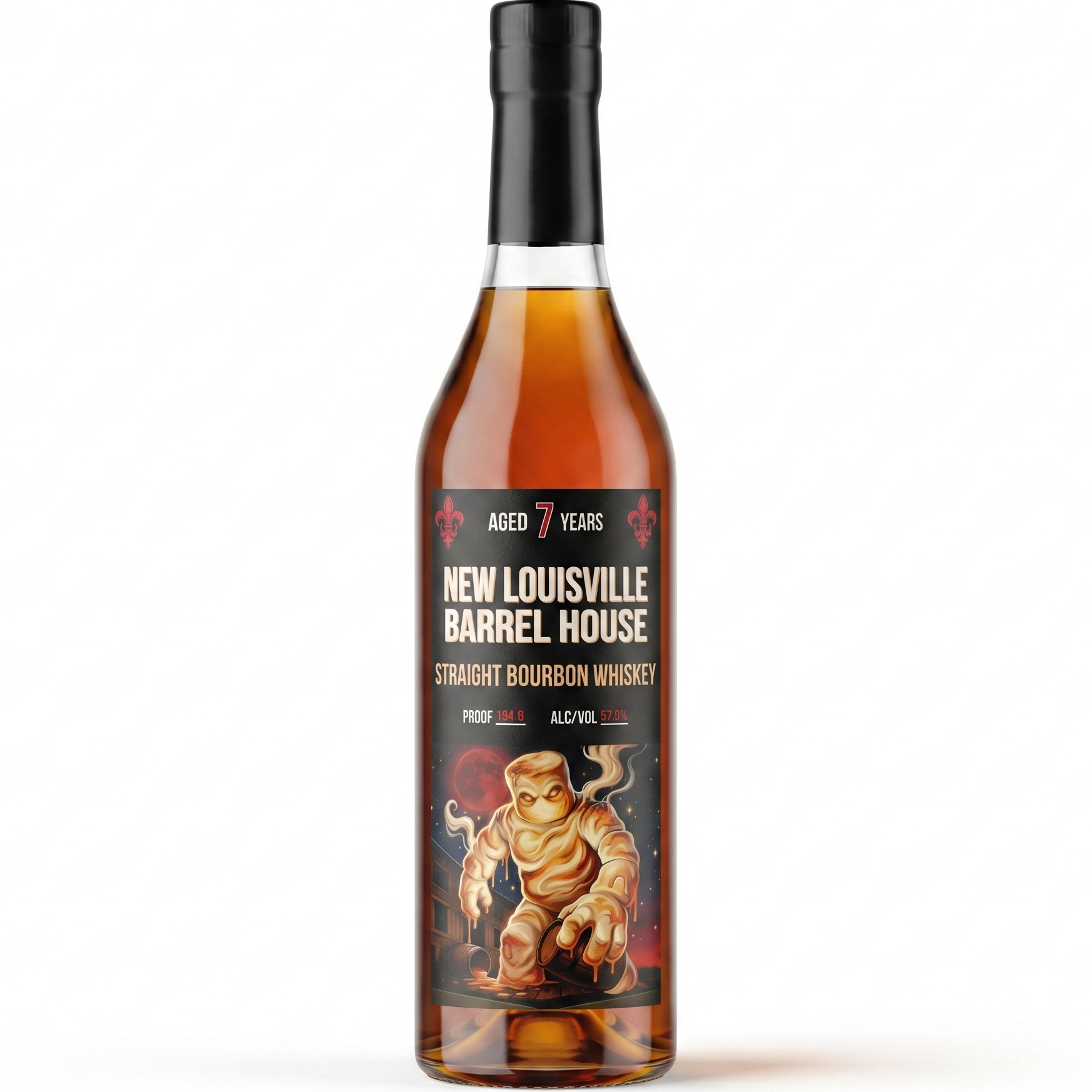 New Louisville 7 Years Old Single Barrel - Marshmallow Monster 750ml