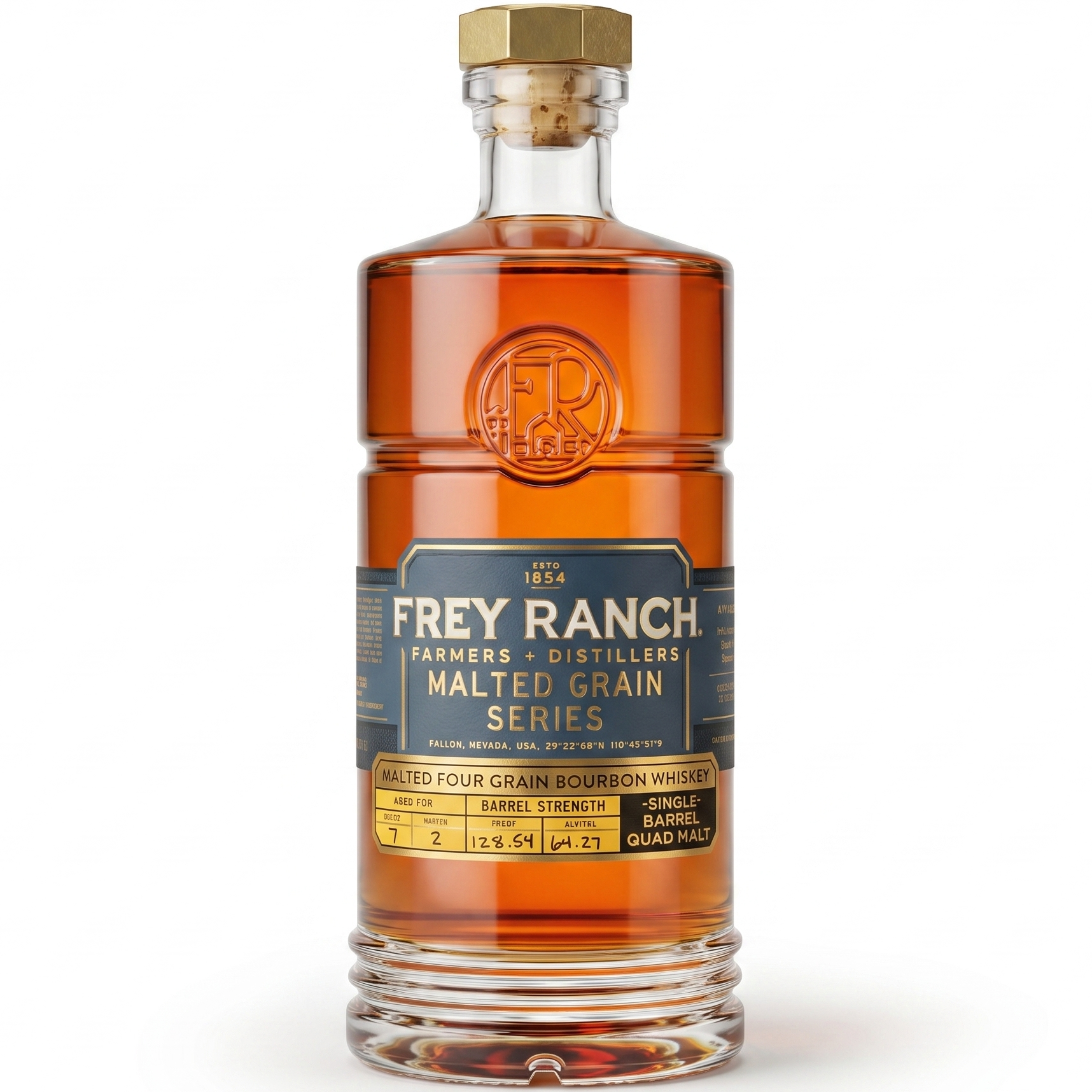 Frey Ranch Malted Grain Series Quad Malt Bourbon Whiskey #3036 750ml