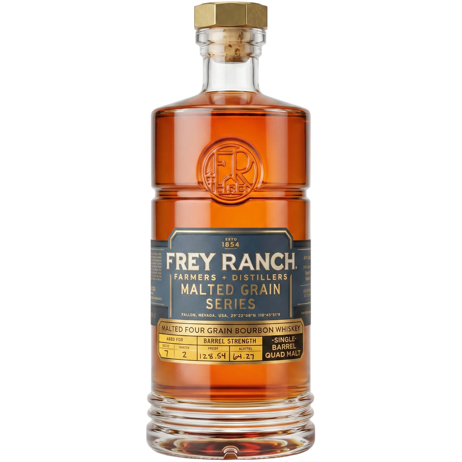 Frey Ranch Malted Grain Series Quad Malt Bourbon Whiskey #3036 750ml