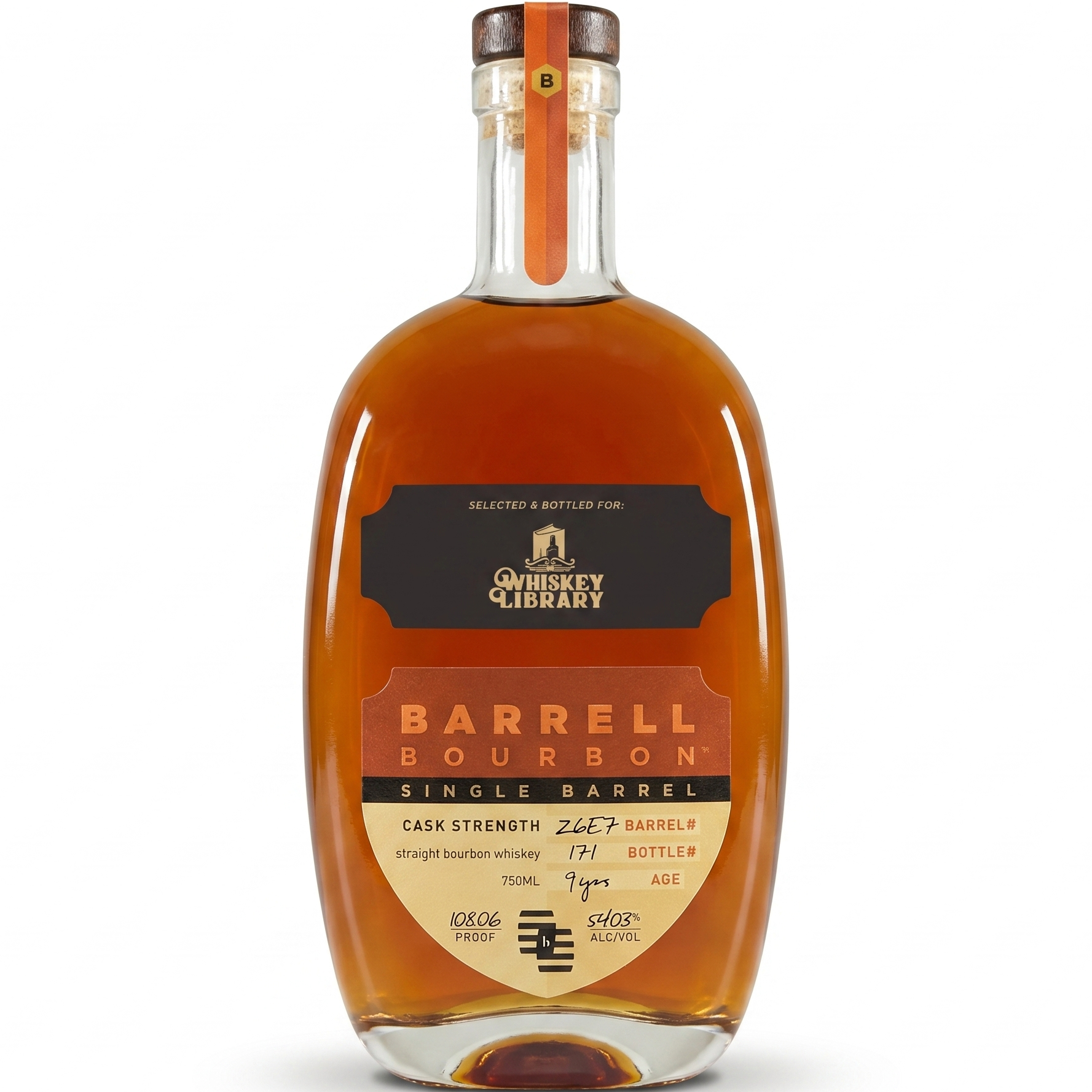 Barrell Craft Spirits Single Barrel: Z6E7 750ml