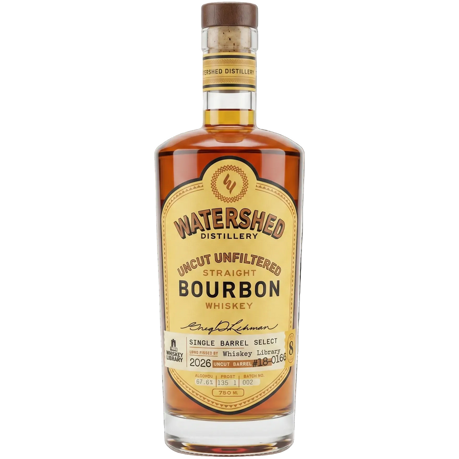 Watershed Uncut Unfiltered Whiskey Library Barrel Pick 18-0166 750ml