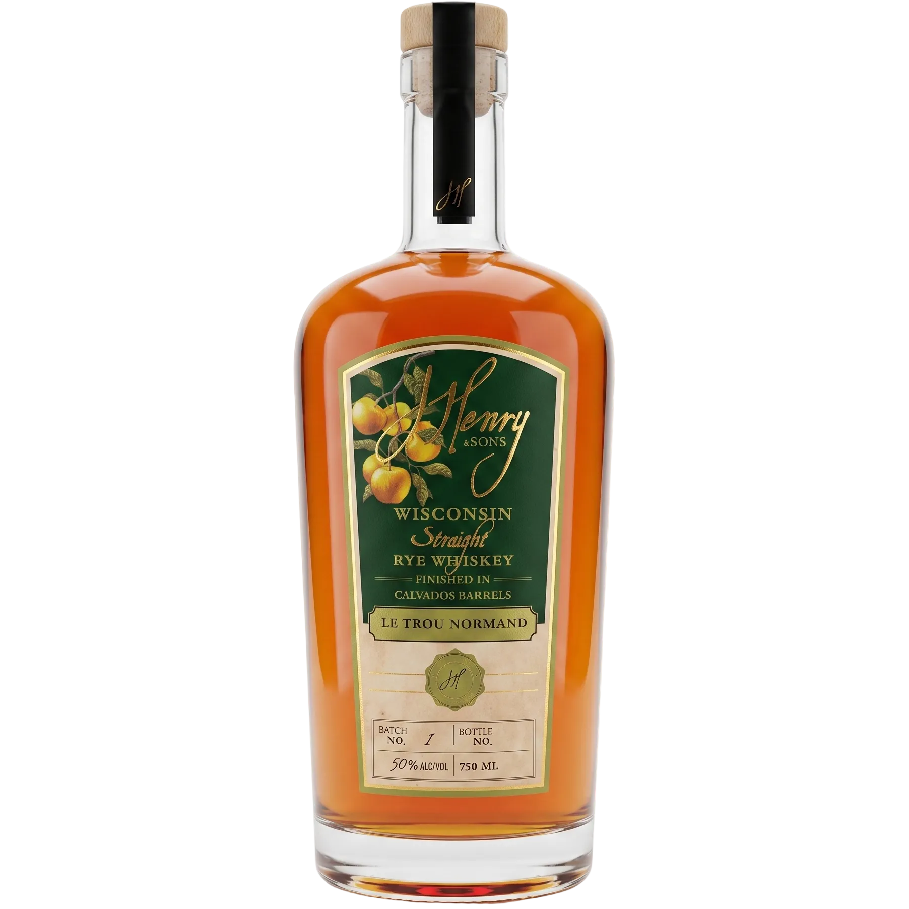 J. Henry & Sons Le Trou Normand Four Grain Rye 750ml