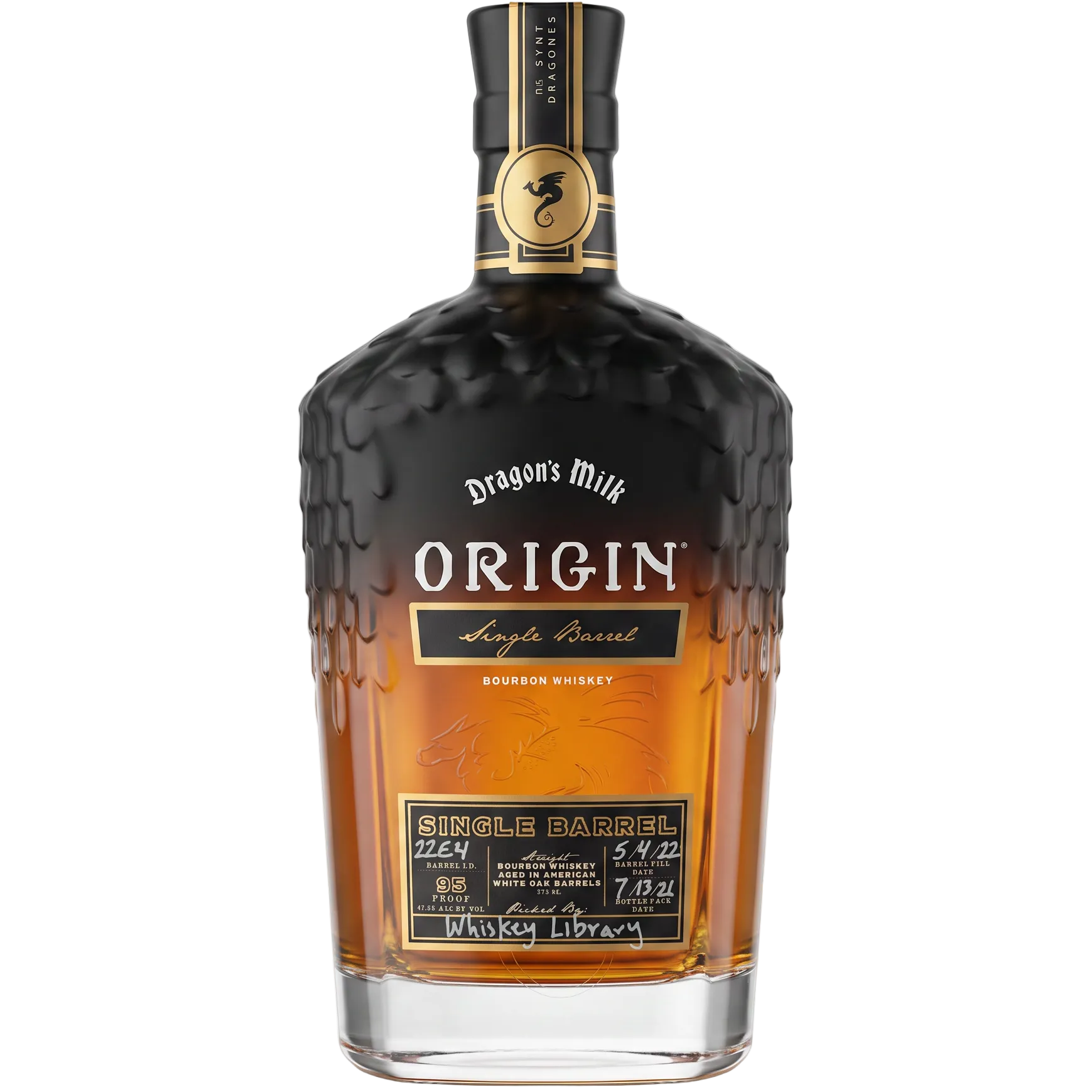 Dragon's Milk Origin Toasted Single Barrel Whiskey Library Pick 750ml