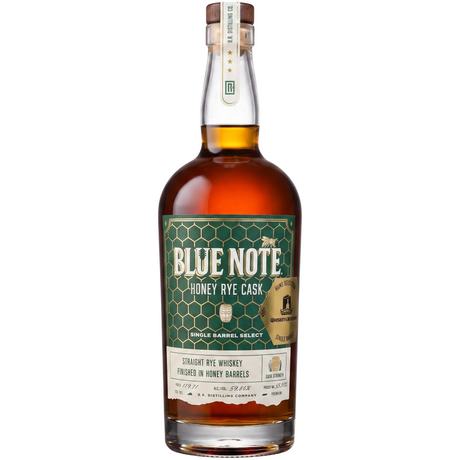 Blue Note Honey Rye Single Barrel Whiskey 750ml