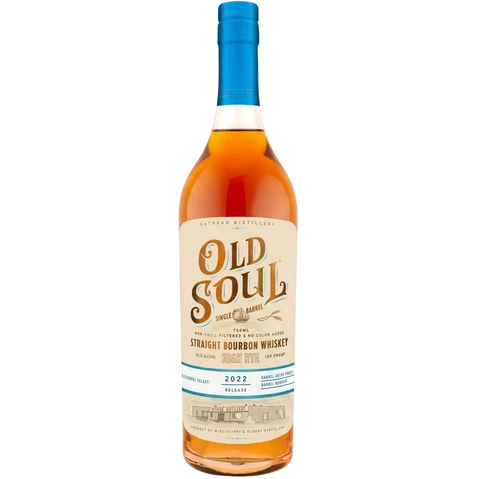 Old Soul High Rye Single Barrel Straight Bourbon Whiskey 2022 Release 750ml