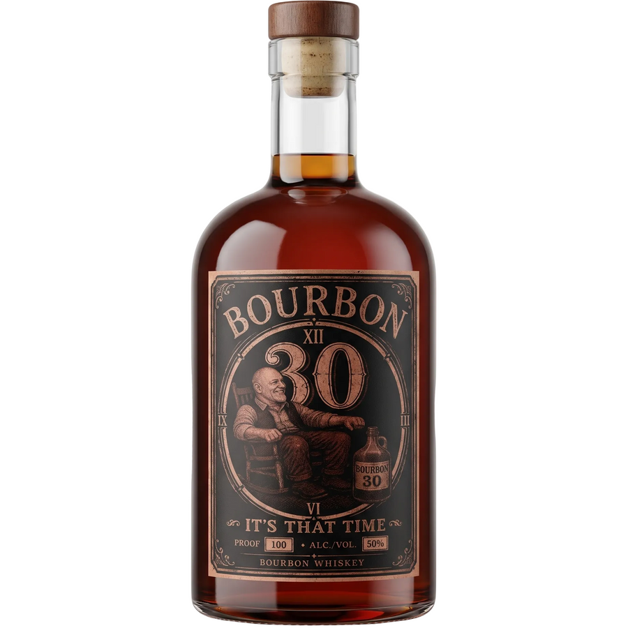 Bourbon 30 It's That Time 750ml