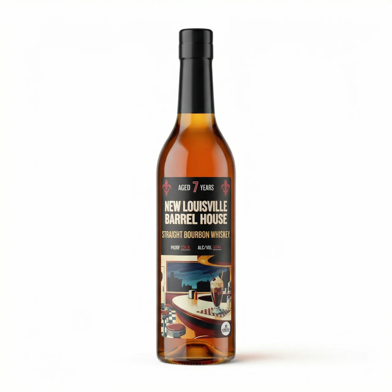 New Louisville 7 Years Old Single Barrel - Cream Cherry Cola 750ml