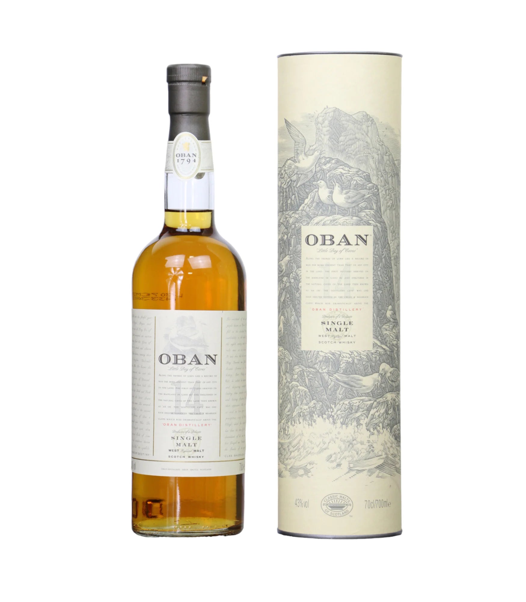 Oban 14 Years Old Single Malt Scotch Whisky 750ml
