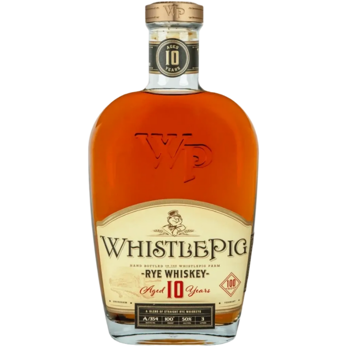 WhistlePig 10 Year Rye Whiskey 750ml