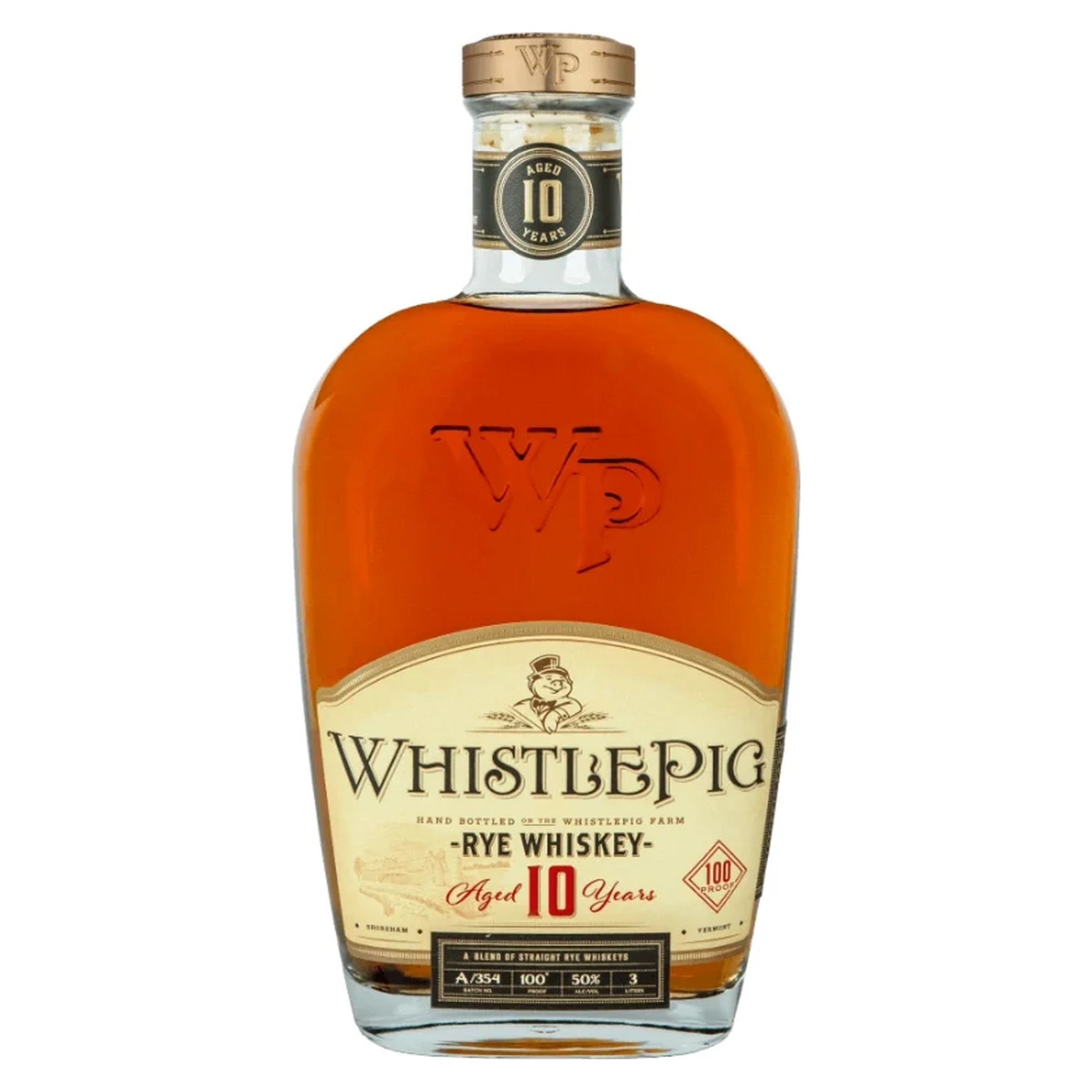 WhistlePig 10 Year Rye Whiskey 750ml