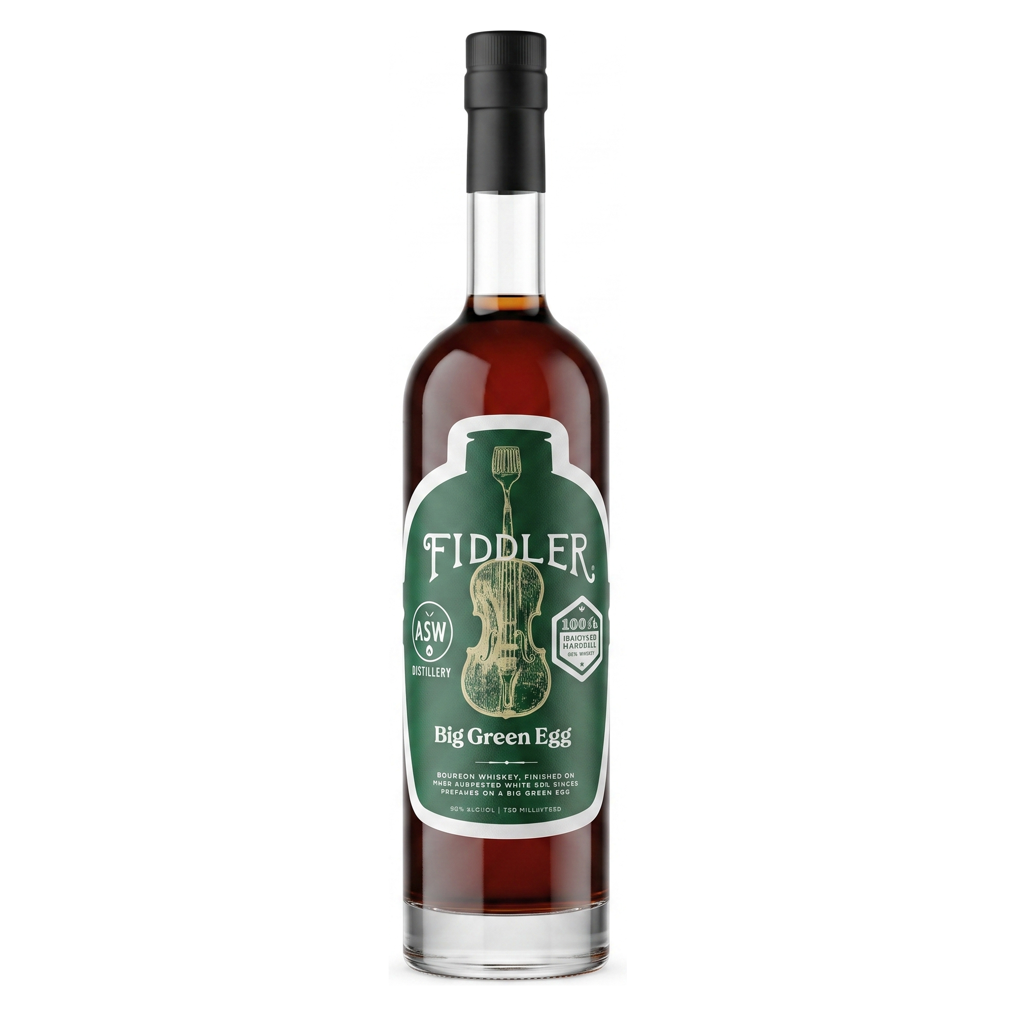 Fiddler Big Green Egg Bourbon Whiskey 750ml