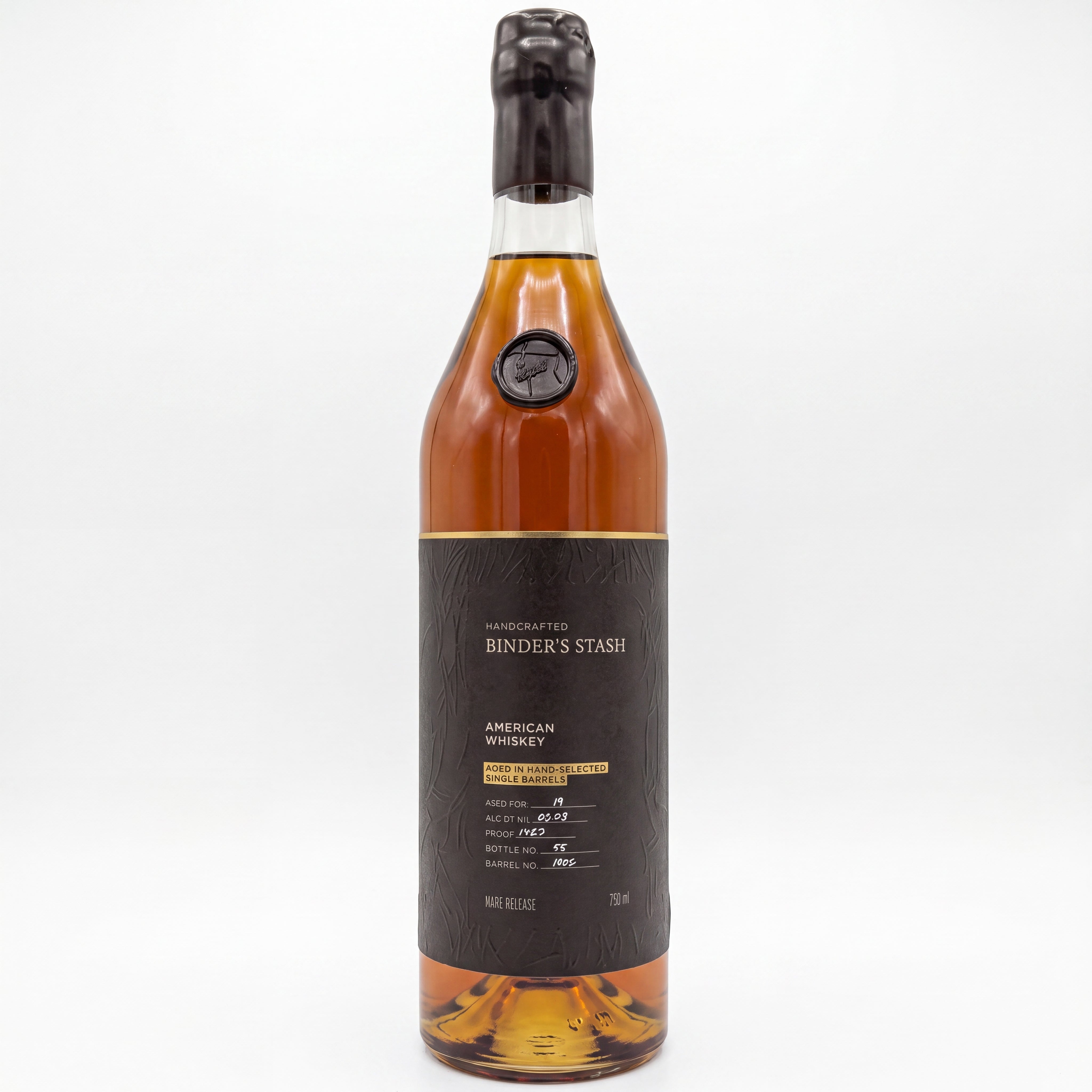 Binder's Stash American Whiskey Single Barrel 14 Year Rare Release 750ml