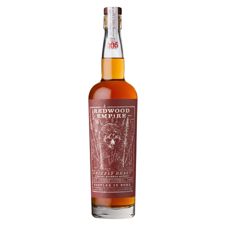 Redwood Empire Grizzly Beast Straight Bourbon Whiskey Bottled in Bond 750ml