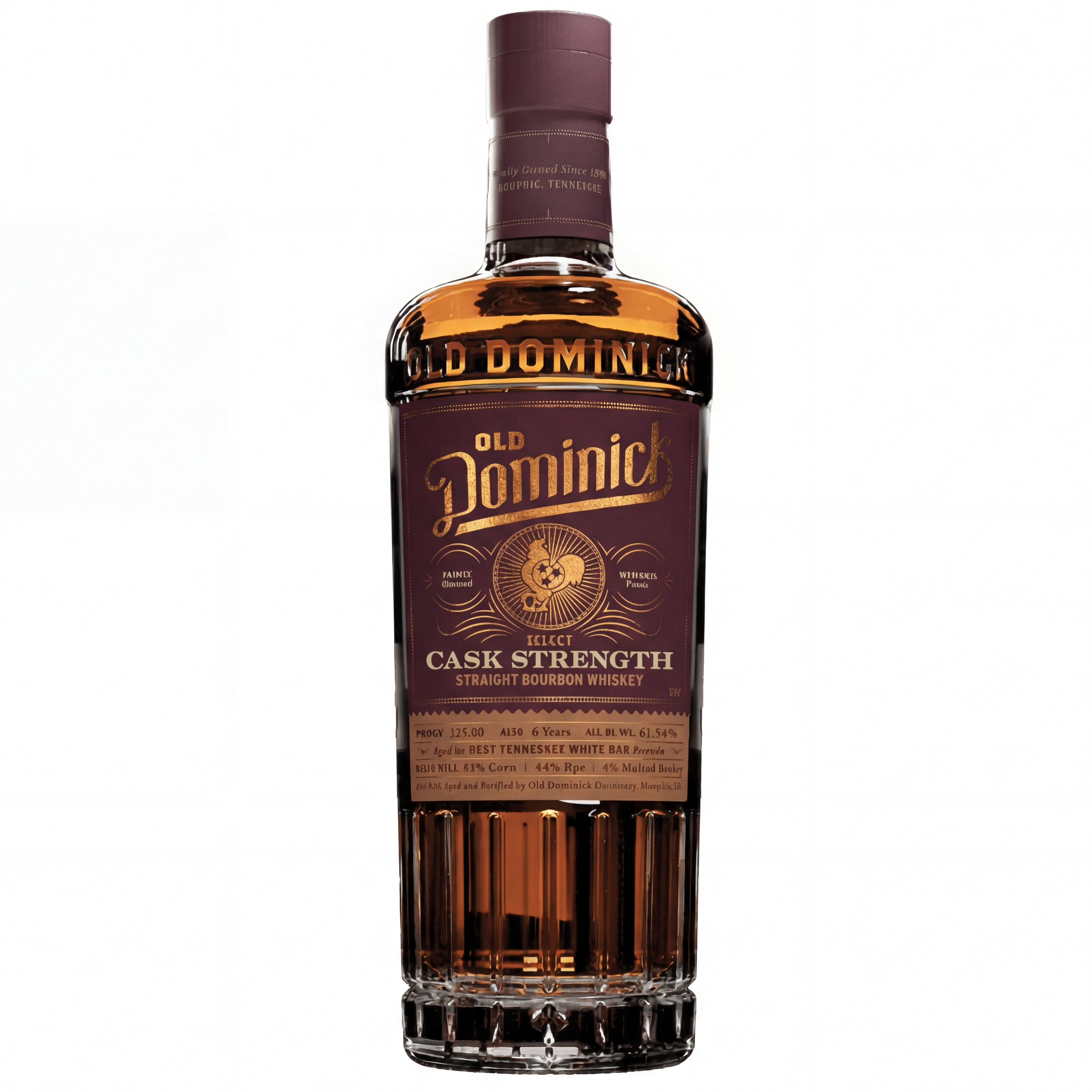 Old Dominick Cask Strength Straight Bourbon Whiskey 750ml