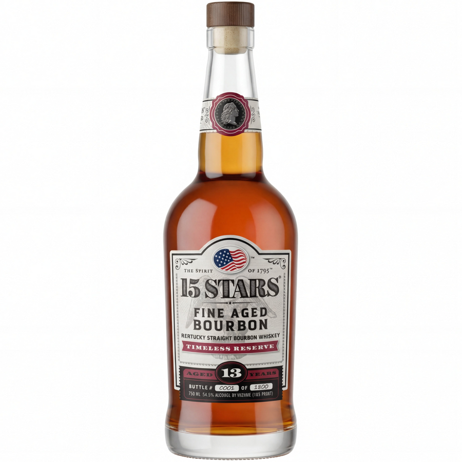15 Stars Fine Aged Bourbon Timeless Reserve 13 Year 750ml