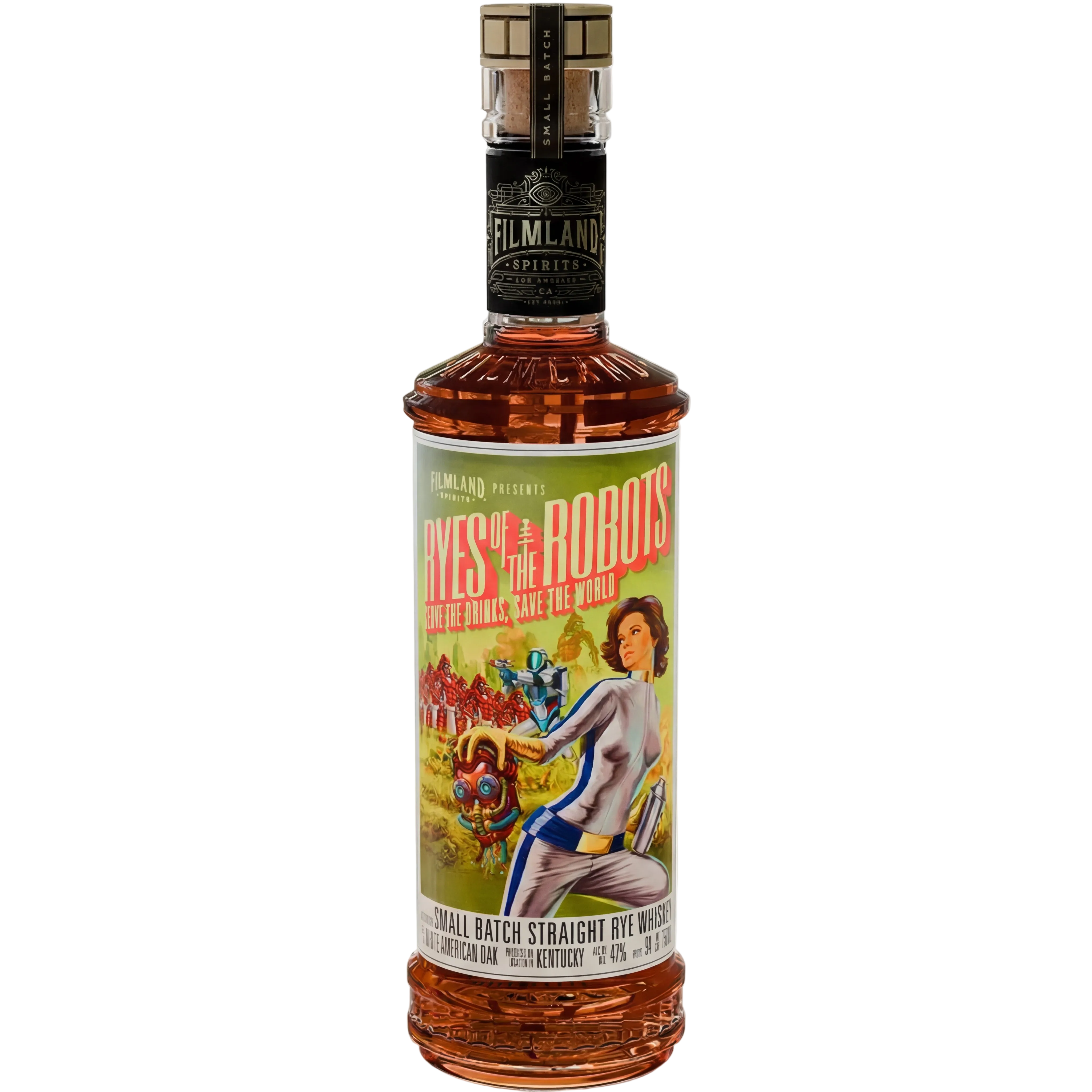Filmland Ryes of the Robots Small Batch Straight Rye Whiskey 750ml