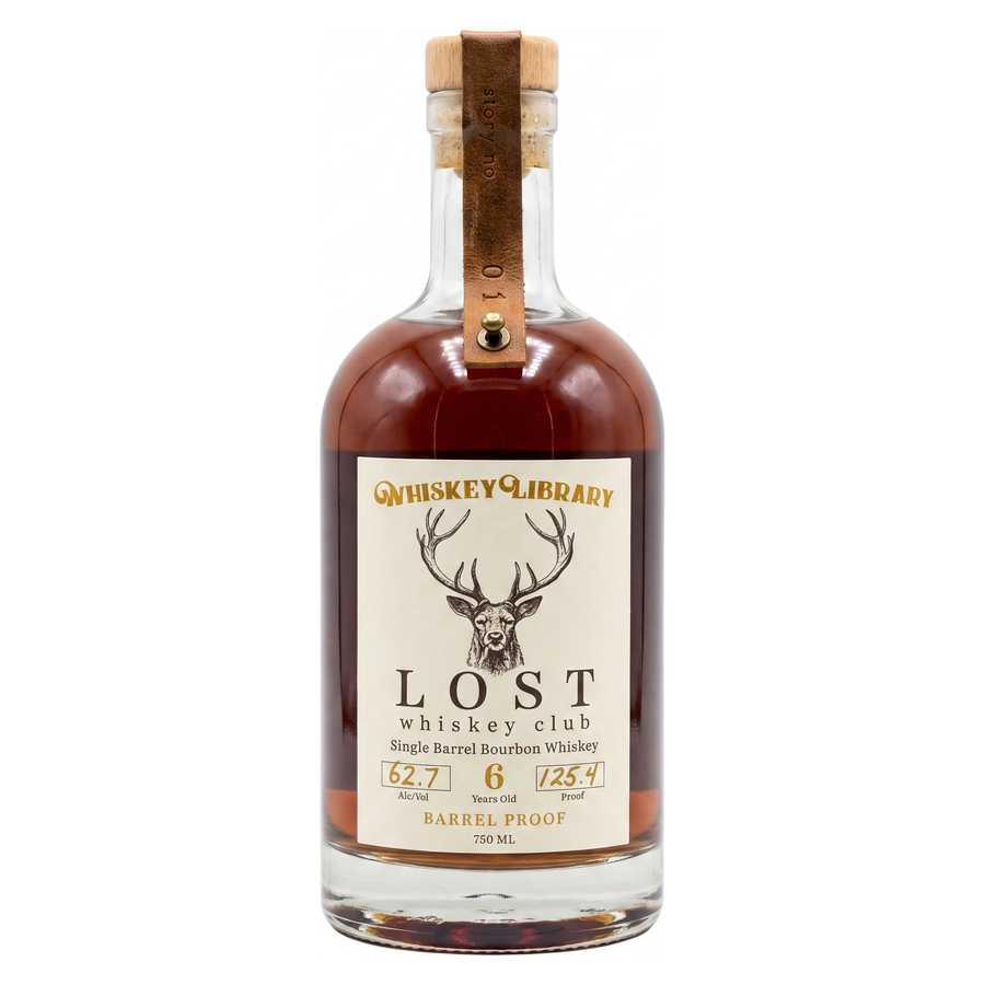 Lost Whiskey Club Single Barrel Bourbon Whiskey 750ml