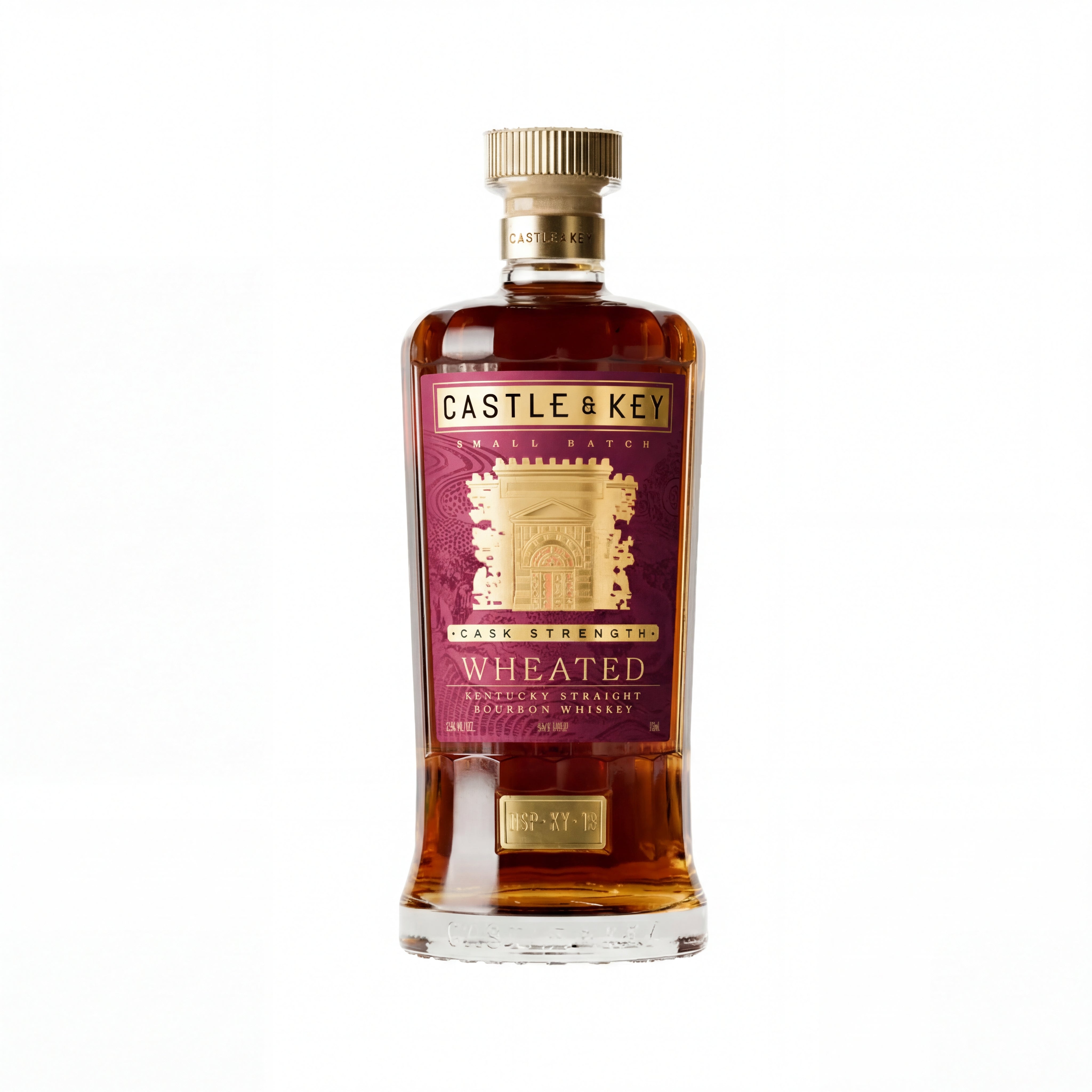 Castle & Key Small Batch 7 Year Cask Strength Wheated Kentucky Straight Bourbon Whiskey 750ml