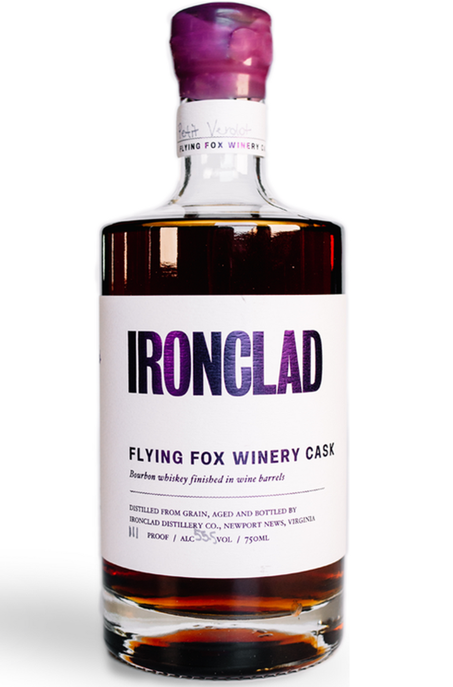 Ironclad Flying Fox Winery Cask Bourbon Whiskey 750ml