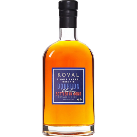 KOVAL Single Barrel Organic Bourbon Bottled in Bond