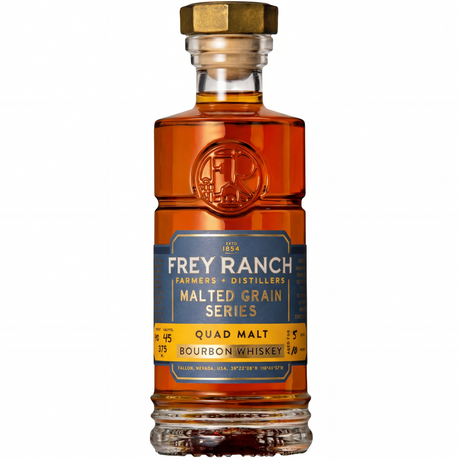 Frey Ranch Malted Grain Series Quad Malt Bourbon Whiskey 375ml